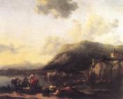 尼古拉 波桑 : landscape With Jacob Rachel And Leah